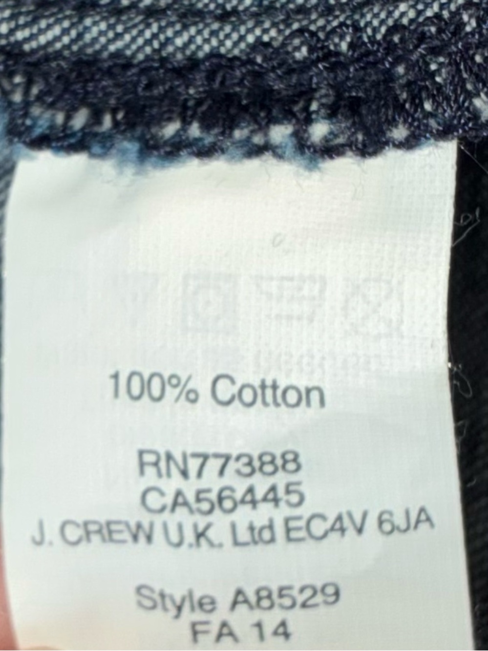 Madewell Denim Button-Front Tunic Dress in Medium Blue with Mandarin Collar - Picture 5 of 5